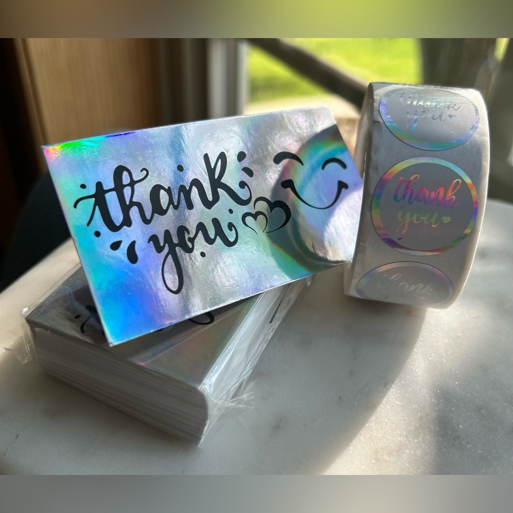 THANK YOU Cards and Stickers Bundle